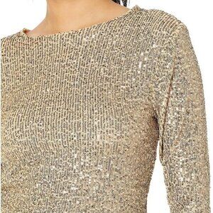 Free People Gold Rush Long Sleeve Shirt